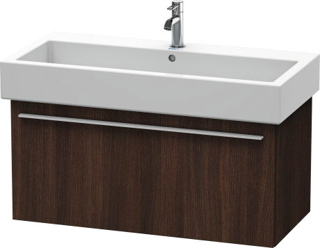 Duravit X-Large 30" x 18" x 17" Chestnut Dark Finish Wall-Mounted Vanity Unit (XL604505353)