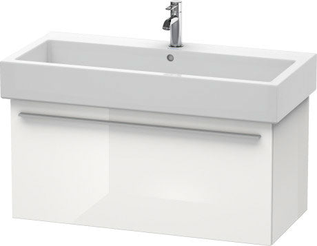 Duravit X-Large 37" x 18" x 17" Concrete Gray Finish Wall-Mounted Vanity Unit (XL604600707)