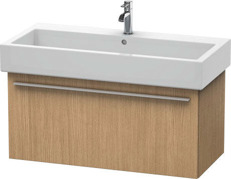 Duravit X-Large 37" x 18" x 17" European Oak Finish Wall-Mounted Vanity Unit (XL604605252)