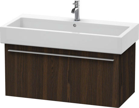 Duravit X-Large 37" x 18" x 17" Walnut Brushed Finish Wall-Mounted Vanity Unit (XL604606969)