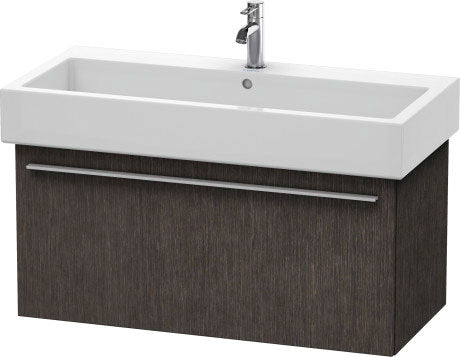 Duravit X-Large 37" x 18" x 17" Dark Brushed Oak Finish Wall-Mounted Vanity Unit (XL604607272)
