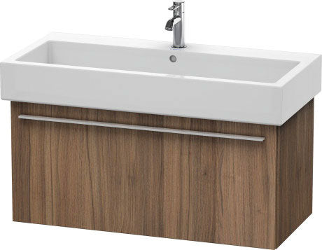 Duravit X-Large 37" x 18" x 17" Walnut Finish Wall-Mounted Vanity Unit (XL604607979)