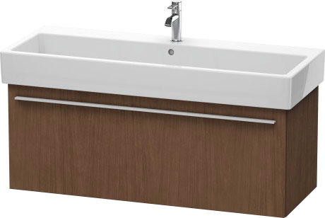 Duravit X-Large 45" x 18" x 17" American Walnut Finish Wall-Mounted Vanity Unit (XL604701313)