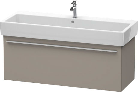 Duravit X-Large 45" x 18" x 17" Basalt Finish Wall-Mounted Vanity Unit (XL604704343)