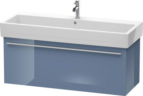 Duravit X-Large 45" x 18" x 17" Stone Blue Finish Wall-Mounted Vanity Unit (XL604704747)