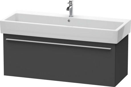 Duravit X-Large 45" x 18" x 17" Graphite Finish Wall-Mounted Vanity Unit (XL604704949)