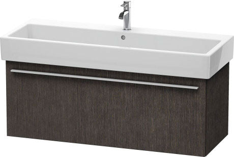Duravit X-Large 45" x 18" x 17" Dark Brushed Oak Finish Wall-Mounted Vanity Unit (XL604707272)