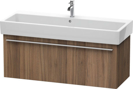 Duravit X-Large 45" x 18" x 17" Walnut Finish Wall-Mounted Vanity Unit (XL604707979)