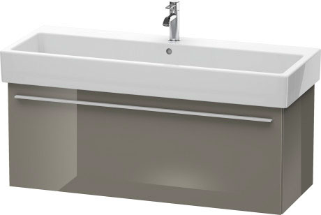 Duravit X-Large 45" x 18" x 17" Flannel Gray Finish Wall-Mounted Vanity Unit (XL604708989)