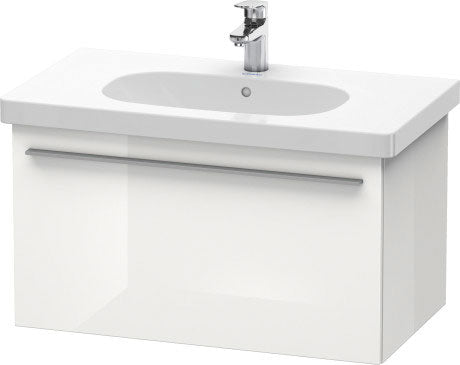 Duravit X-Large 31" x 18" x 18" White Finish One Drawer Wall-Mounted Vanity Unit (XL604807575)