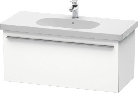 Duravit X-Large 39" x 18" x 18" White Finish One Drawer Wall-Mounted Vanity Unit (XL604901818)