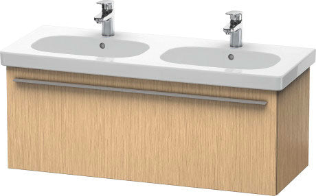 Duravit X-Large 45" x 18" x 18" Brushed Oak Finish Wall-Mounted Vanity Unit (XL605001212)