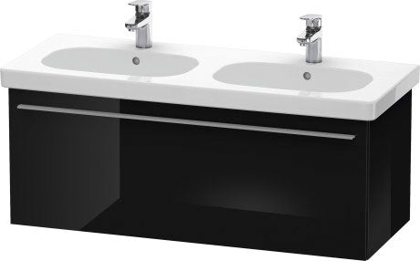 Duravit X-Large 45" x 18" x 18" Black Finish Wall-Mounted Vanity Unit (XL605004040)