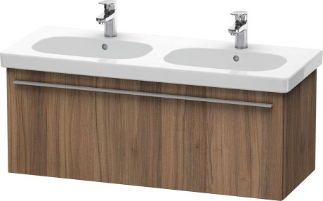 Duravit X-Large 45" x 18" x 18" Walnut Finish Wall-Mounted Vanity Unit (XL605007979)