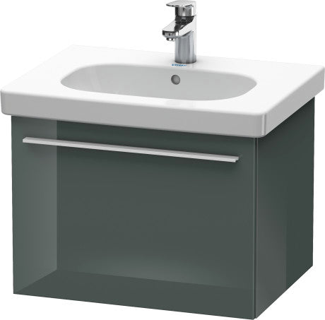 Duravit X-Large 24" x 18" x 18" Dolomite Gray Finish Wall-Mounted Vanity Unit (XL605103838)