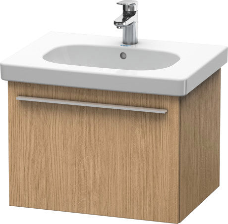 Duravit X-Large 24" x 18" x 18" European Oak Finish Wall-Mounted Vanity Unit (XL605105252)