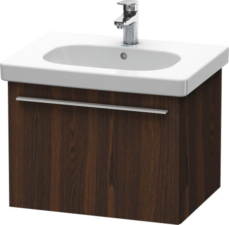 Duravit X-Large 24" x 18" x 18" Walnut Brushed Finish Wall-Mounted Vanity Unit (XL605106969)
