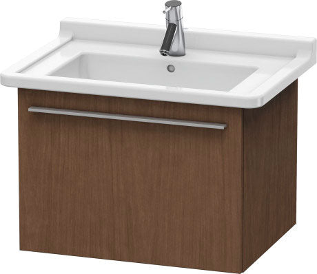 Duravit X-Large 24" x 18" x 18" American Walnut Finish Wall-Mounted Vanity Unit (XL605601313)