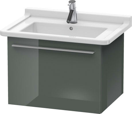 Duravit X-Large 24" x 18" x 18" Dolomite Gray Finish Wall-Mounted Vanity Unit (XL605603838)