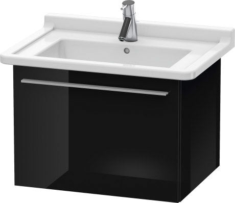 Duravit X-Large 24" x 18" x 18" Black Finish Wall-Mounted Vanity Unit (XL605604040)