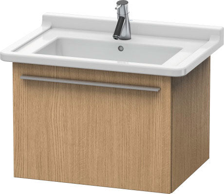 Duravit X-Large 24" x 18" x 18" European Oak Finish Wall-Mounted Vanity Unit (XL605605252)