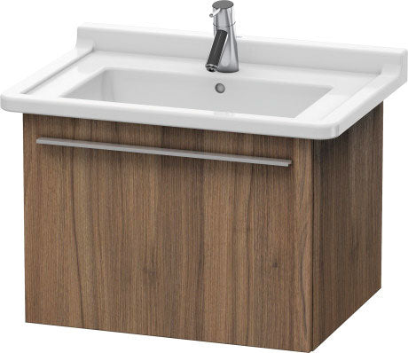Duravit X-Large 24" x 18" x 18" Walnut Finish Wall-Mounted Vanity Unit (XL605607979)