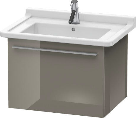 Duravit X-Large 24" x 18" x 18" Flannel Gray Finish Wall-Mounted Vanity Unit (XL605608989)