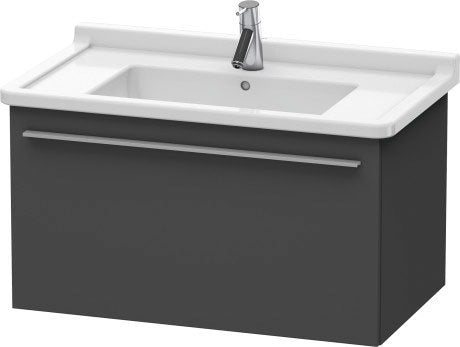 Duravit X-Large 31" x 18" x 18" Graphite Finish Wall-Mounted Vanity Unit (XL605704949)