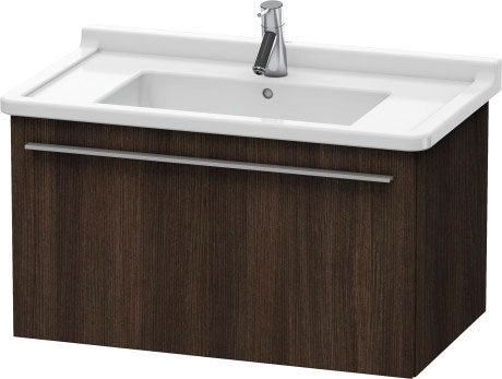Duravit X-Large 31" x 18" x 18" Chestnut Dark Finish Wall-Mounted Vanity Unit (XL605705353)