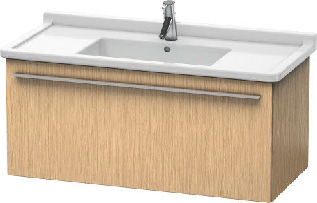 Duravit X-Large 39" x 18" x 18" Brushed Oak Finish Wall-Mounted Vanity Unit (XL605801212)
