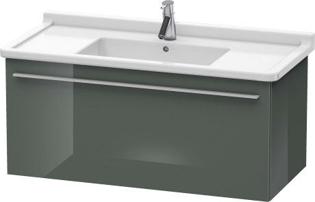 Duravit X-Large 39" x 18" x 18" Dolomite Gray Finish Wall-Mounted Vanity Unit (XL605803838)