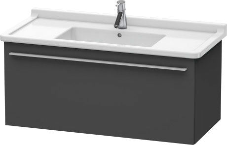 Duravit X-Large 39" x 18" x 18" Graphite Finish Wall-Mounted Vanity Unit (XL605804949)