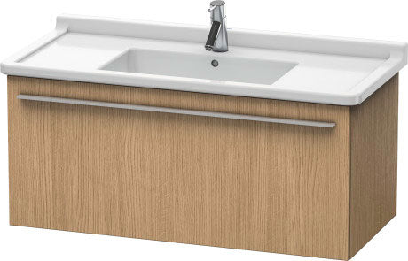 Duravit X-Large 39" x 18" x 18" European Oak Finish Wall-Mounted Vanity Unit (XL605805252)