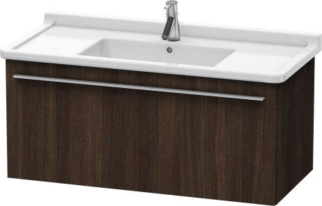 Duravit X-Large 39" x 18" x 18" Chestnut Dark Finish Wall-Mounted Vanity Unit (XL605805353)