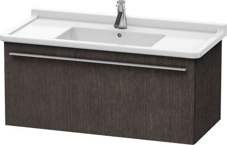 Duravit X-Large 39" x 18" x 18" Dark Brushed Oak Finish Wall-Mounted Vanity Unit (XL605807272)