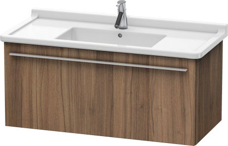 Duravit X-Large 39" x 18" x 18" Walnut Finish Wall-Mounted Vanity Unit (XL605807979)