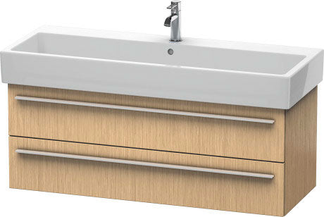Duravit X-Large 45" x 18" x 17" Brushed Oak Finish Wall-Mounted Vanity Unit (XL634701212)