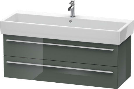 Duravit X-Large 45" x 18" x 17" Dolomite Gray Finish Wall-Mounted Vanity Unit (XL634703838)