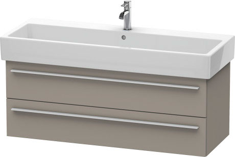 Duravit X-Large 45" x 18" x 17" Basalt Finish Wall-Mounted Vanity Unit (XL634704343)