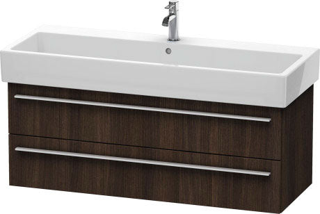 Duravit X-Large 45" x 18" x 17" Chestnut Dark Finish Wall-Mounted Vanity Unit (XL634705353)