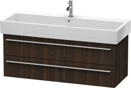 Duravit X-Large 45" x 18" x 17" Walnut Brushed Finish Wall-Mounted Vanity Unit (XL634706969)