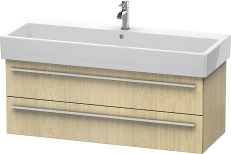 Duravit X-Large 45" x 18" x 17" Mediterranean Oak Finish Wall-Mounted Vanity Unit (XL634707171)