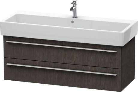 Duravit X-Large 45" x 18" x 17" Dark Brushed Oak Finish Wall-Mounted Vanity Unit (XL634707272)