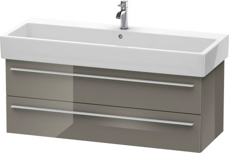 Duravit X-Large 45" x 18" x 17" Flannel Gray Finish Wall-Mounted Vanity Unit (XL634708989)