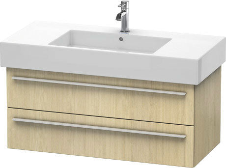 Duravit X-Large 39" x 18" x 18" Mediterranean Oak Finish Wall-Mounted Vanity Unit (XL635307171)