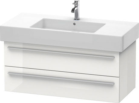 Duravit X-Large 39" x 18" x 18" White Finish Wall-Mounted Vanity Unit (XL635308585)