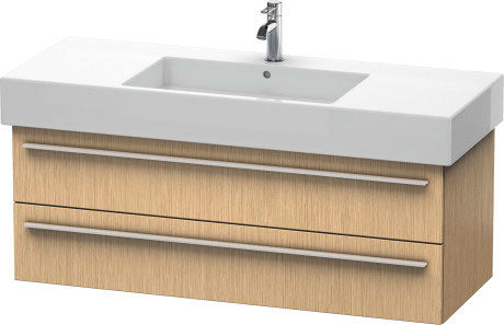 Duravit X-Large 47" x 18" x 18" Brushed Oak Finish Wall-Mounted Vanity Unit (XL635401212)