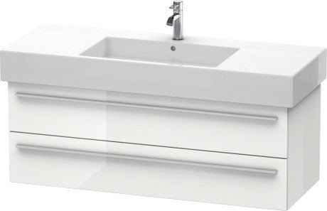 Duravit X-Large 47" x 18" x 18" Linen Finish Wall-Mounted Vanity Unit (XL635407575)