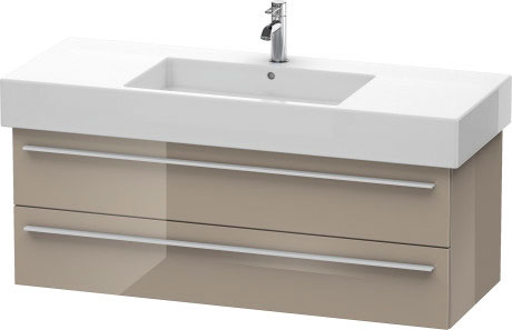 Duravit X-Large 47" x 18" x 18" Cappuccino Finish Wall-Mounted Vanity Unit (XL635408686)