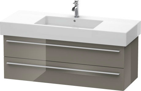 Duravit X-Large 47" x 18" x 18" Flannel Gray Finish Wall-Mounted Vanity Unit (XL635408989)